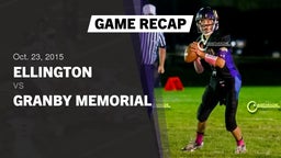 Recap: Ellington  vs. Granby Memorial 2015