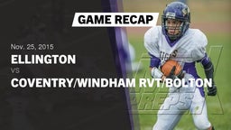 Recap: Ellington  vs. Coventry/Windham RVT/Bolton 2015