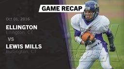 Recap: Ellington  vs. Lewis Mills  2016