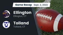 Recap: Ellington  vs. Tolland  2022