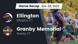 Recap: Ellington  vs. Granby Memorial  2022