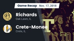 Recap: Richards  vs. Crete-Monee  2018