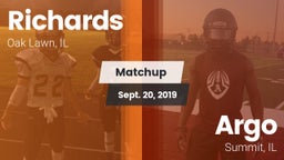 Matchup: Richards  vs. Argo  2019