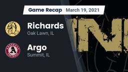 Recap: Richards  vs. Argo  2021