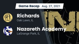 Recap: Richards  vs. Nazareth Academy  2021