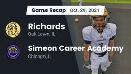 Recap: Richards  vs. Simeon Career Academy  2021