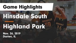 Hinsdale South  vs Highland Park  Game Highlights - Nov. 26, 2019