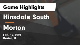 Hinsdale South  vs Morton  Game Highlights - Feb. 19, 2021