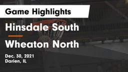 Hinsdale South  vs Wheaton North  Game Highlights - Dec. 30, 2021
