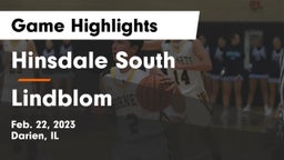 Hinsdale South  vs Lindblom  Game Highlights - Feb. 22, 2023