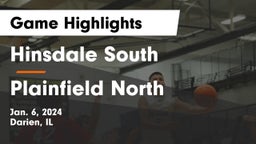 Hinsdale South  vs Plainfield North  Game Highlights - Jan. 6, 2024