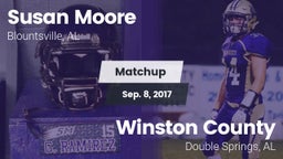 Matchup: Susan Moore High vs. Winston County  2017