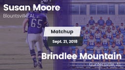 Matchup: Susan Moore High vs. Brindlee Mountain  2018