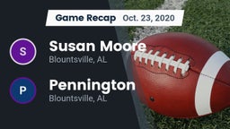 Recap: Susan Moore  vs. Pennington  2020