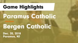 Paramus Catholic  vs Bergen Catholic  Game Highlights - Dec. 20, 2018