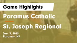 Paramus Catholic  vs St. Joseph Regional  Game Highlights - Jan. 3, 2019