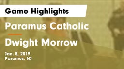 Paramus Catholic  vs Dwight Morrow  Game Highlights - Jan. 8, 2019