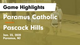Paramus Catholic  vs Pascack Hills  Game Highlights - Jan. 23, 2020