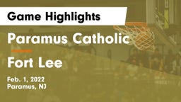 Paramus Catholic  vs Fort Lee  Game Highlights - Feb. 1, 2022