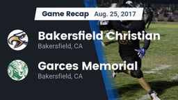 Recap: Bakersfield Christian  vs. Garces Memorial 2017
