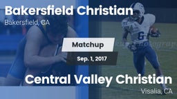 Matchup: Bakersfield Christia vs. Central Valley Christian 2017