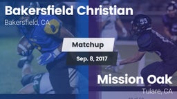 Matchup: Bakersfield Christia vs. Mission Oak  2017