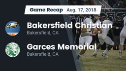 Recap: Bakersfield Christian  vs. Garces Memorial  2018