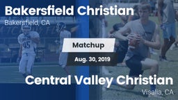 Matchup: Bakersfield Christia vs. Central Valley Christian 2019