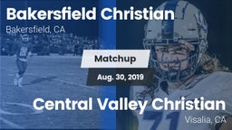 Matchup: Bakersfield Christia vs. Central Valley Christian 2019