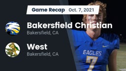 Recap: Bakersfield Christian  vs. West  2021