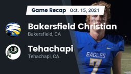 Recap: Bakersfield Christian  vs. Tehachapi  2021
