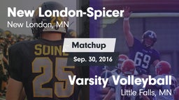 Matchup: New London-Spicer vs. Varsity Volleyball 2016