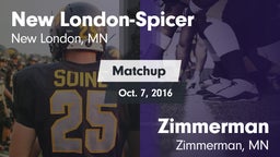 Matchup: New London-Spicer vs. Zimmerman  2016