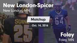 Matchup: New London-Spicer vs. Foley  2016