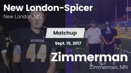 Matchup: New London-Spicer vs. Zimmerman  2017