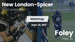 Matchup: New London-Spicer vs. Foley  2017