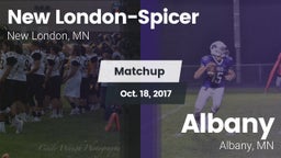 Matchup: New London-Spicer vs. Albany  2017