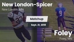 Matchup: New London-Spicer vs. Foley  2018