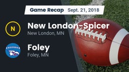 Recap: New London-Spicer  vs. Foley  2018