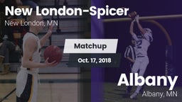Matchup: New London-Spicer vs. Albany  2018