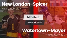 Matchup: New London-Spicer vs. Watertown-Mayer  2019