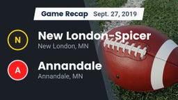 Recap: New London-Spicer  vs. Annandale  2019