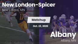 Matchup: New London-Spicer vs. Albany  2020