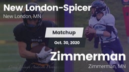 Matchup: New London-Spicer vs. Zimmerman  2020
