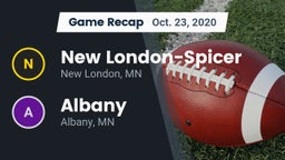 Recap: New London-Spicer  vs. Albany  2020