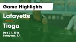 Lafayette  vs Tioga  Game Highlights - Dec 01, 2016