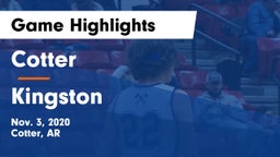 Cotter  vs Kingston  Game Highlights - Nov. 3, 2020