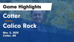 Cotter  vs Calico Rock  Game Highlights - Nov. 5, 2020