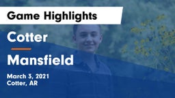 Cotter  vs Mansfield Game Highlights - March 3, 2021