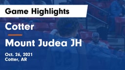 Cotter  vs Mount Judea JH Game Highlights - Oct. 26, 2021